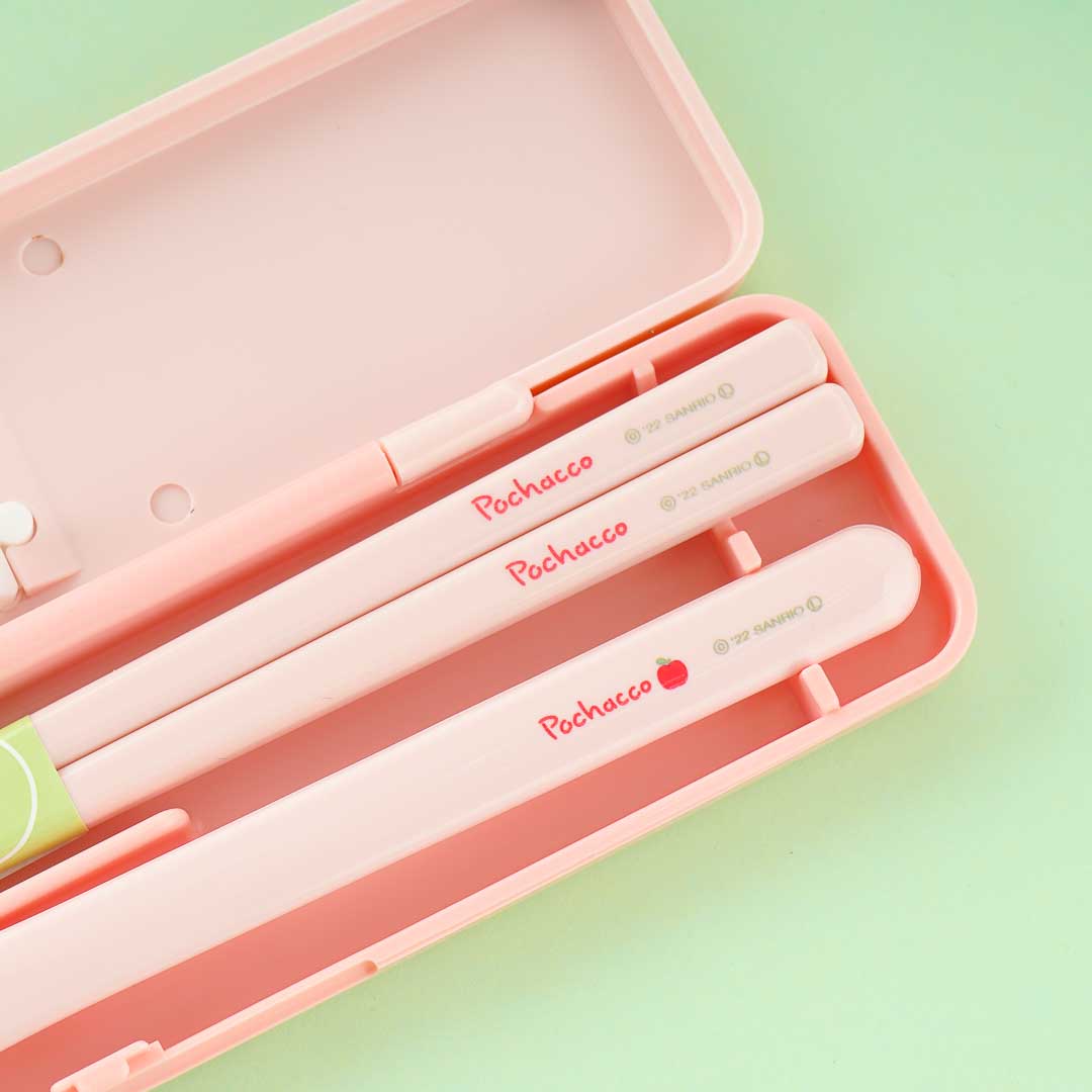 Pochacco Chopsticks & Spoon Set