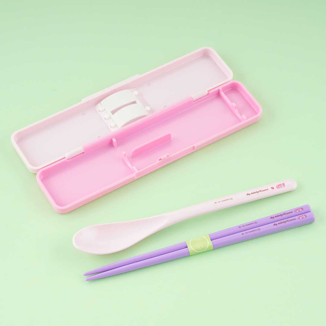 My Melody & Kuromi Chopsticks & Spoon Set
