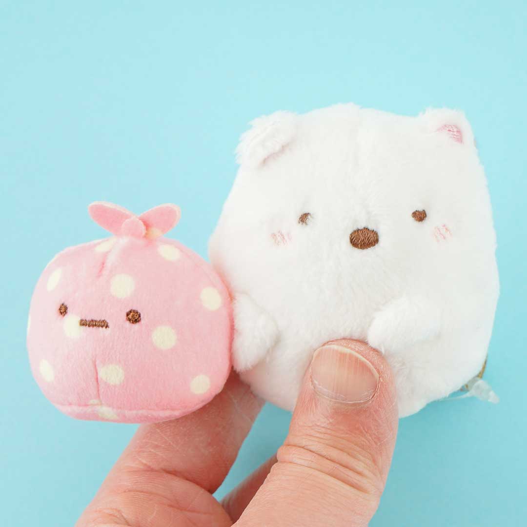 Sumikko Gurashi Pair Plushie - Shirokuma x Furoshiki / Mini