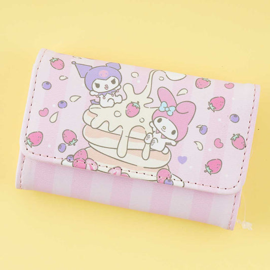 Kuromi & My Melody Berry Pancakes Key Case
