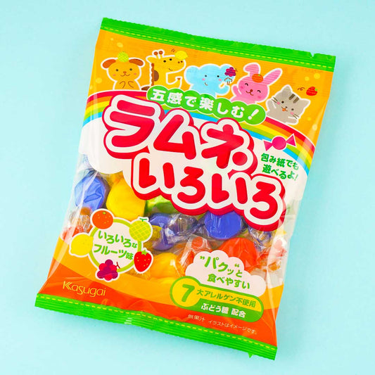 Kasugai V Ramune Candy - Assorted Fruits