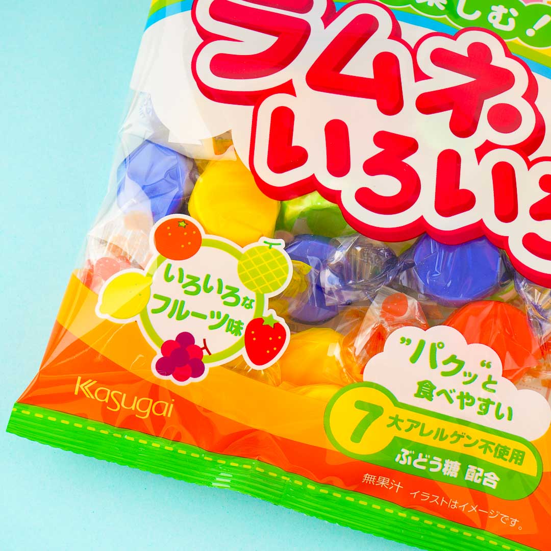 Kasugai V Ramune Candy - Assorted Fruits