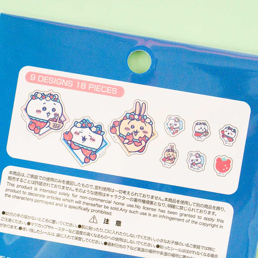 Chiikawa Strawberry Season Piece Seal Stickers
