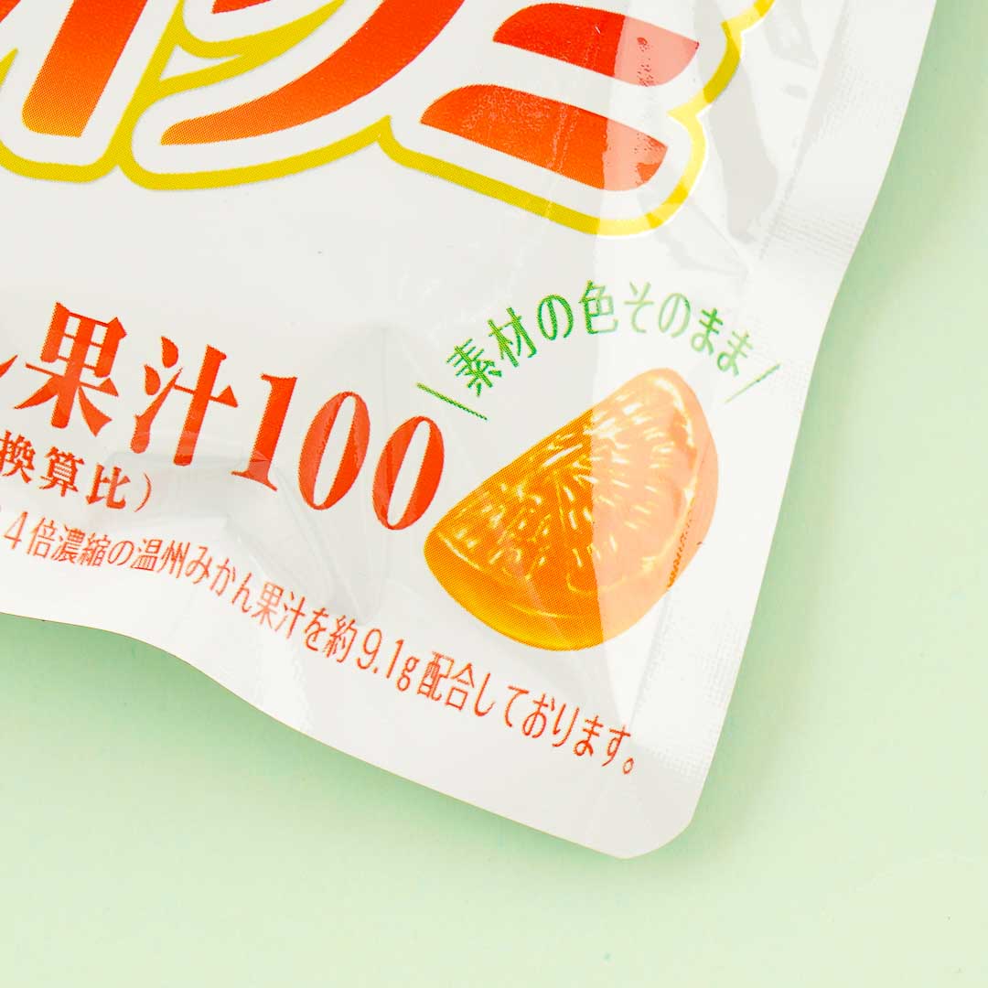 Meiji Kajyu Fruit Gummies - Satsuma Mandarin