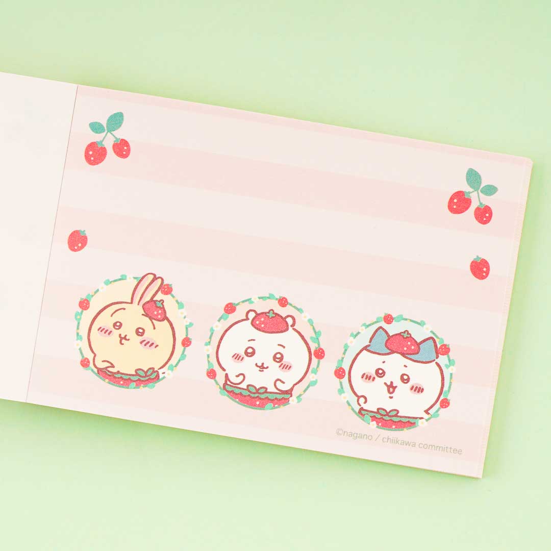 Chiikawa Strawberry Pants Mini Memo Pad