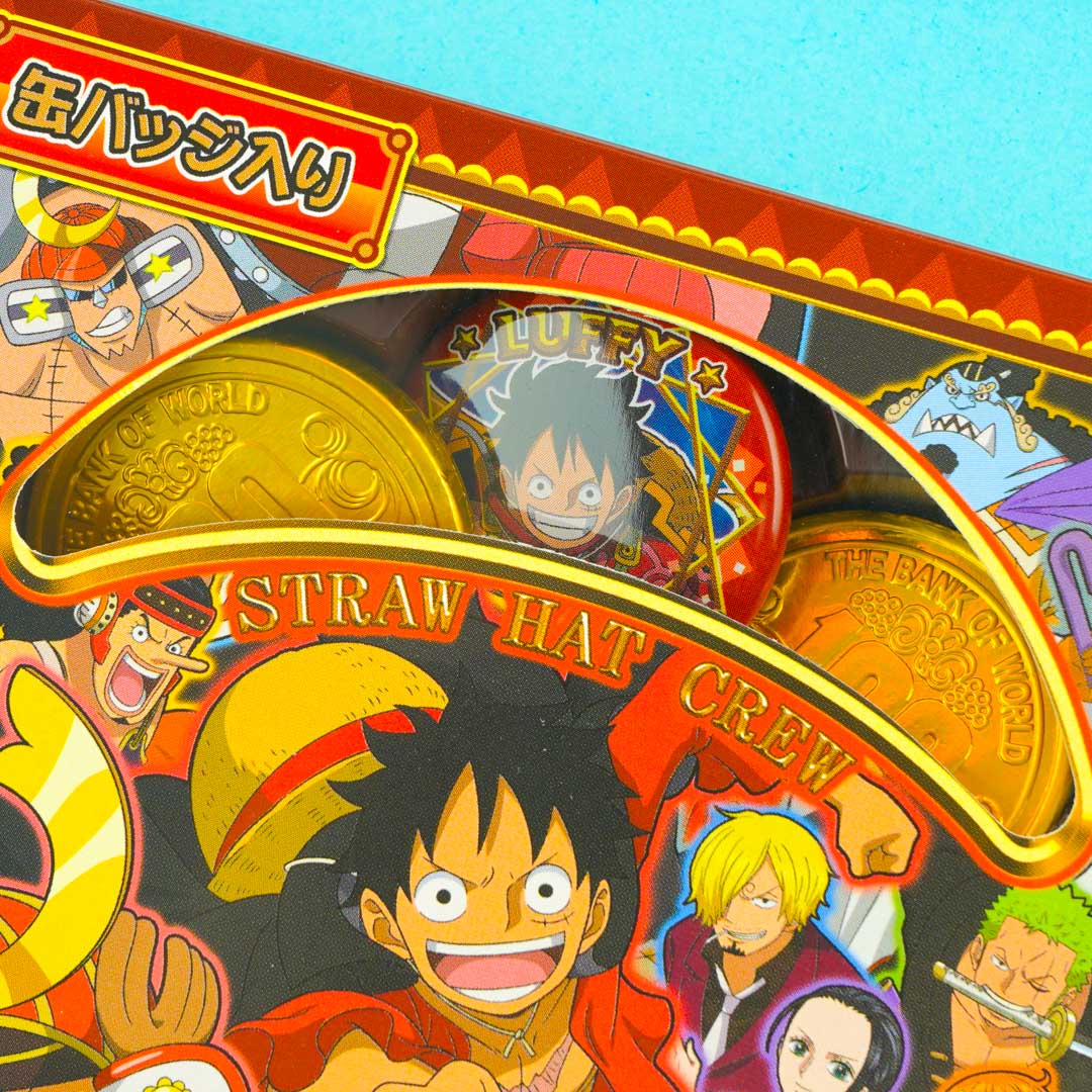 One Piece Chocolate Coins & Badge