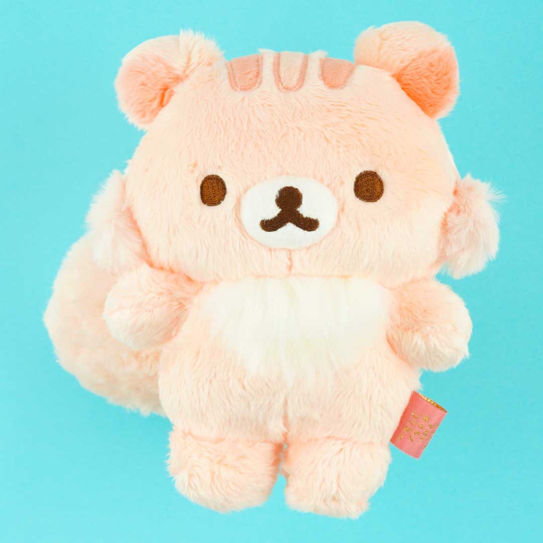 Rilakkuma Sakura no Korisu Posing Plushie - Chairoikoguma / Medium