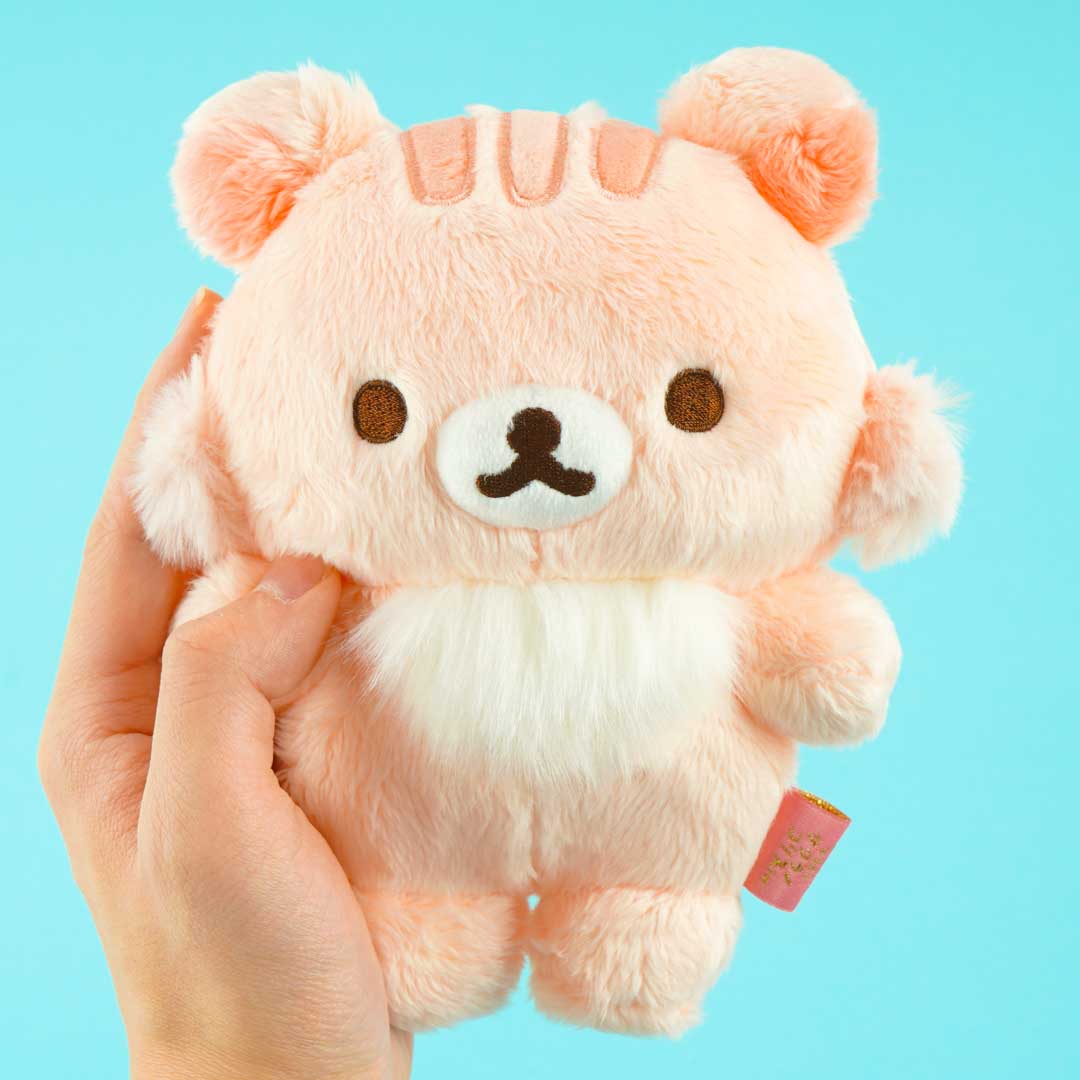 Rilakkuma Sakura no Korisu Posing Plushie - Chairoikoguma / Medium