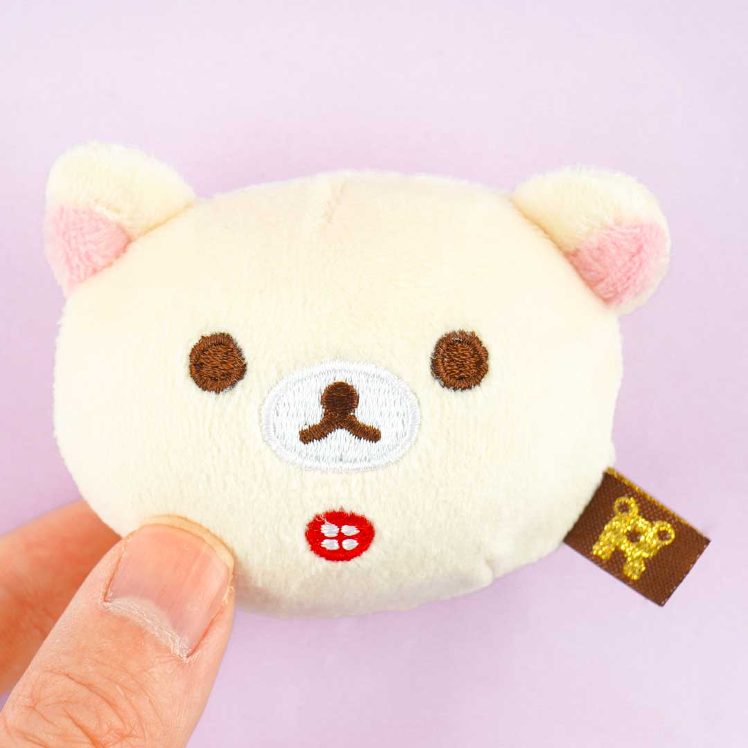 Rilakkuma Face Plushie - Korilakkuma / Mini