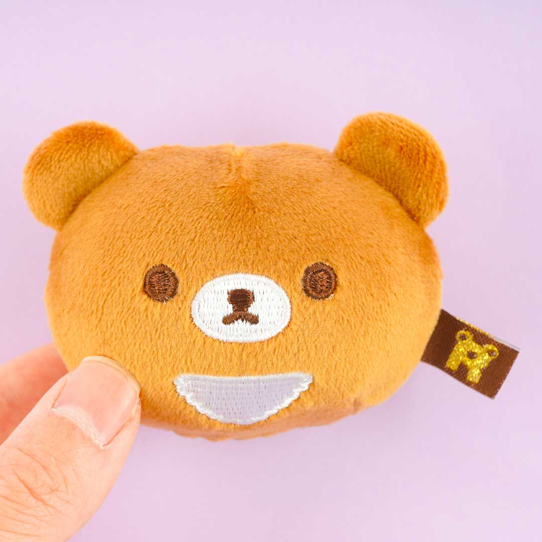 Rilakkuma Face Plushie - Chairoikoguma / Mini