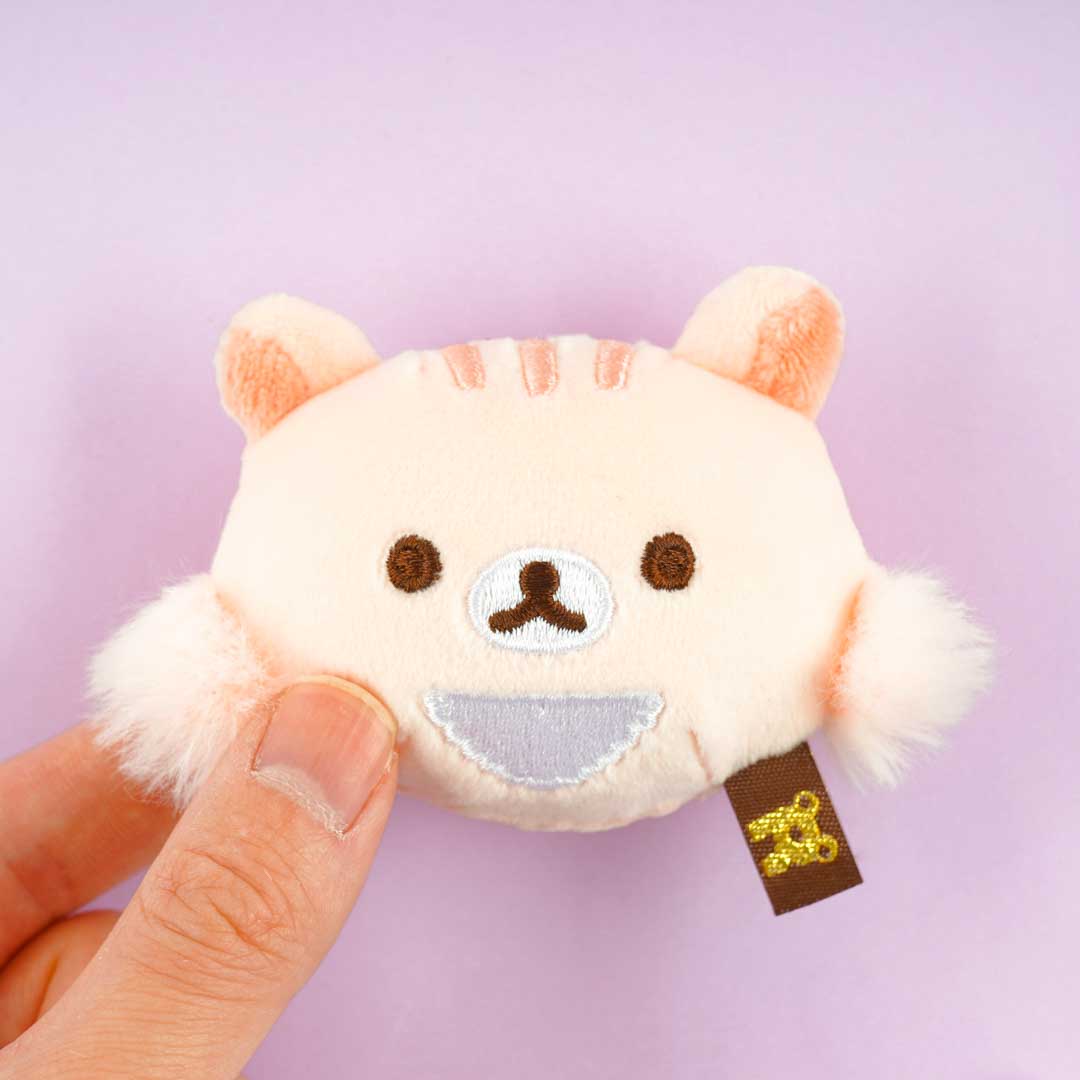 Rilakkuma Face Plushie - Sakura Squirrel / Mini