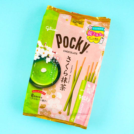 Pocky Biscuit Sticks - Sakura Matcha