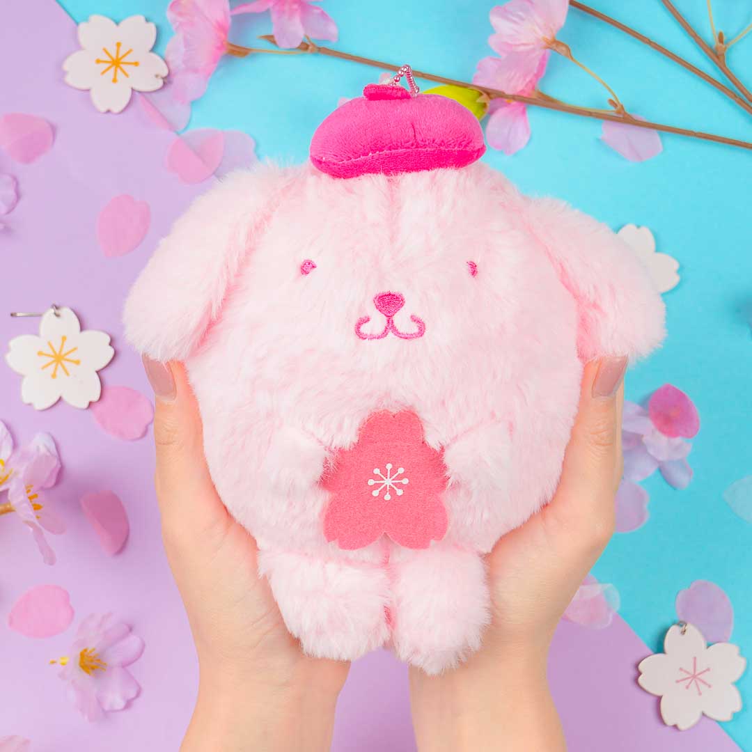 Sakura Pompompurin Plushie - Medium