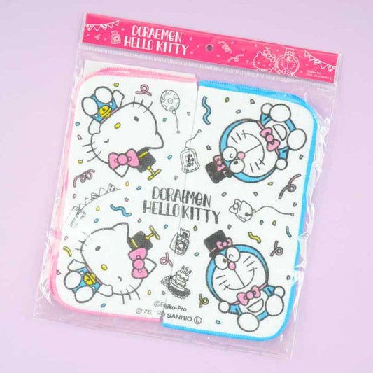 Hello Kitty x Doraemon Hand Towel Set