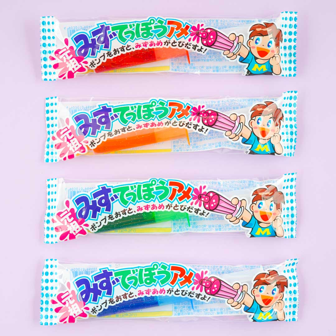 Yaokin Mizudeppo Ame Syringe-Type Candy