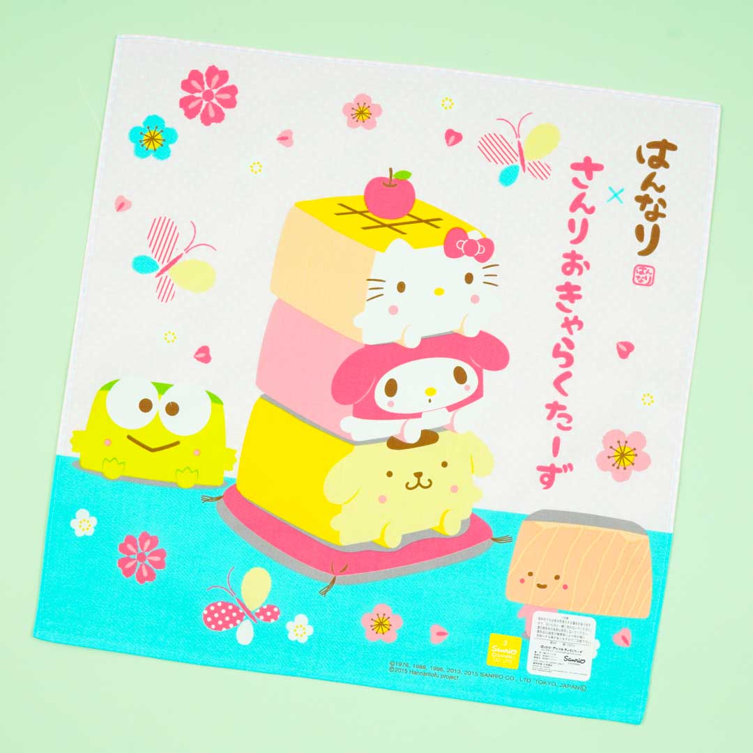 Sanrio Characters Tofu Stack Handkerchief