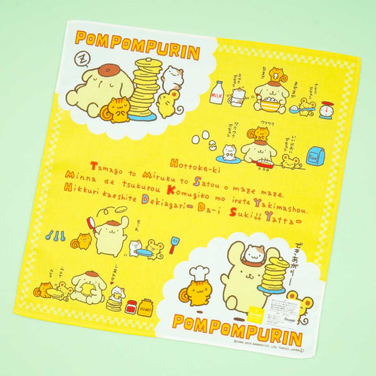 Pompompurin & Friends Pancake Time Handkerchief