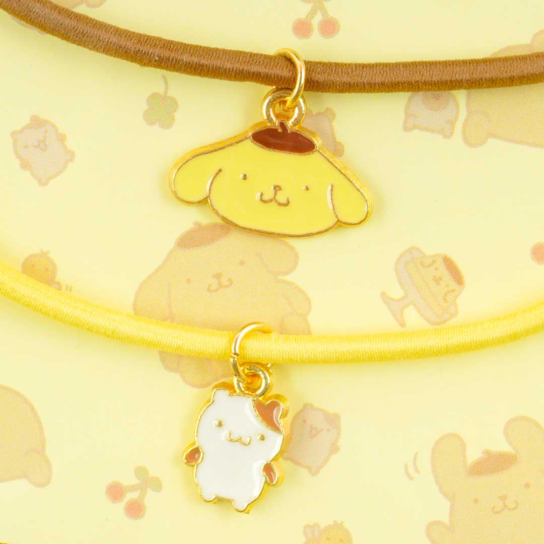 Pompompurin Charm Hair Tie Set