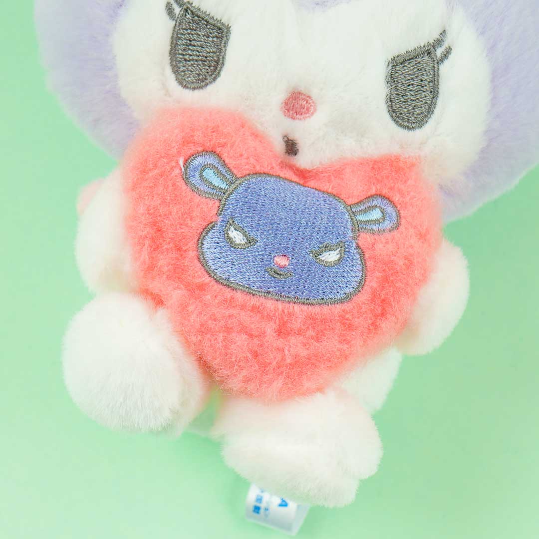 Kuromi Oshi Heart Plushie Charm