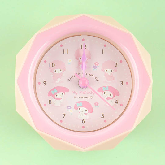 My Melody Diamond-Cut Alarm Clock