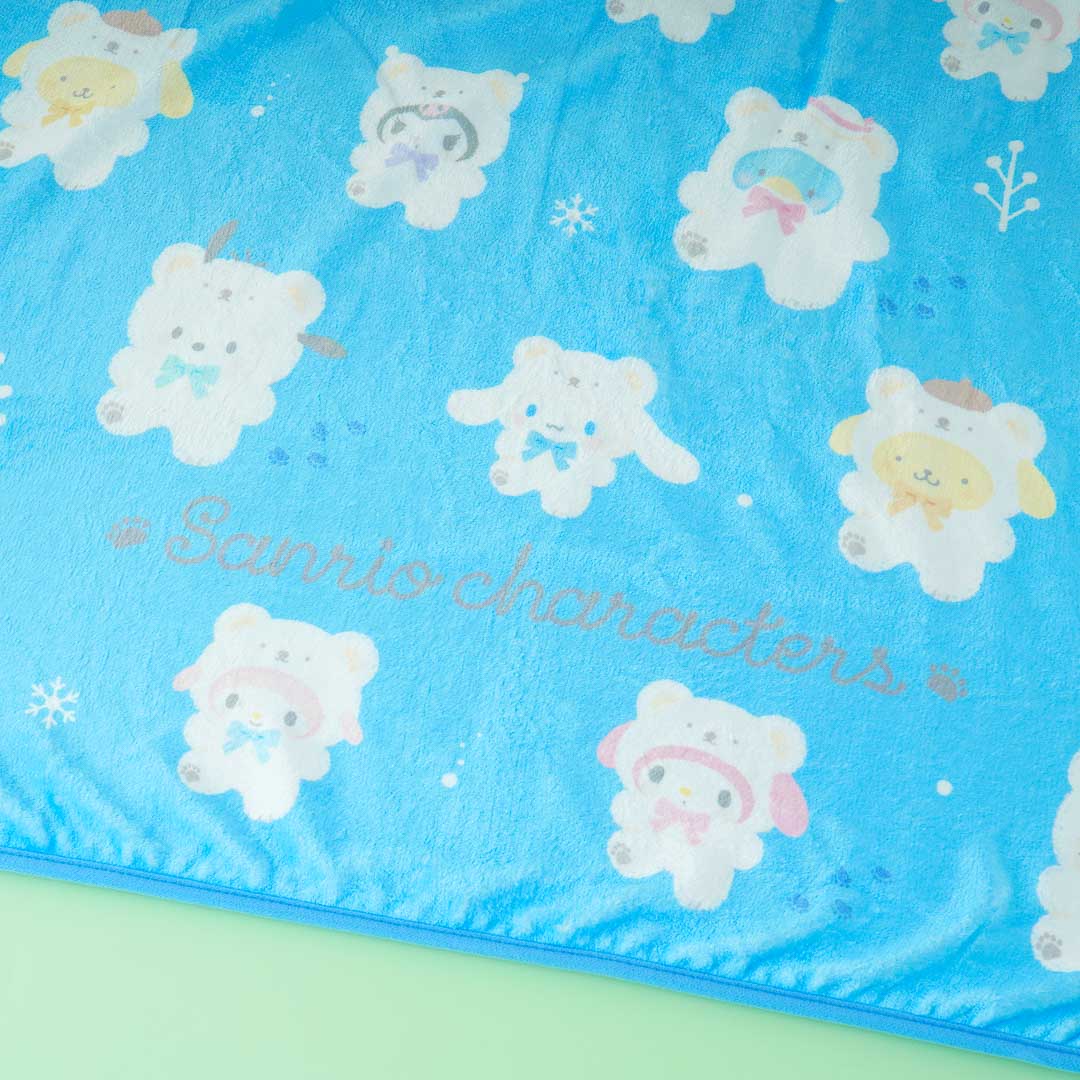 Sanrio Characters Fluffy Snow Day Blanket