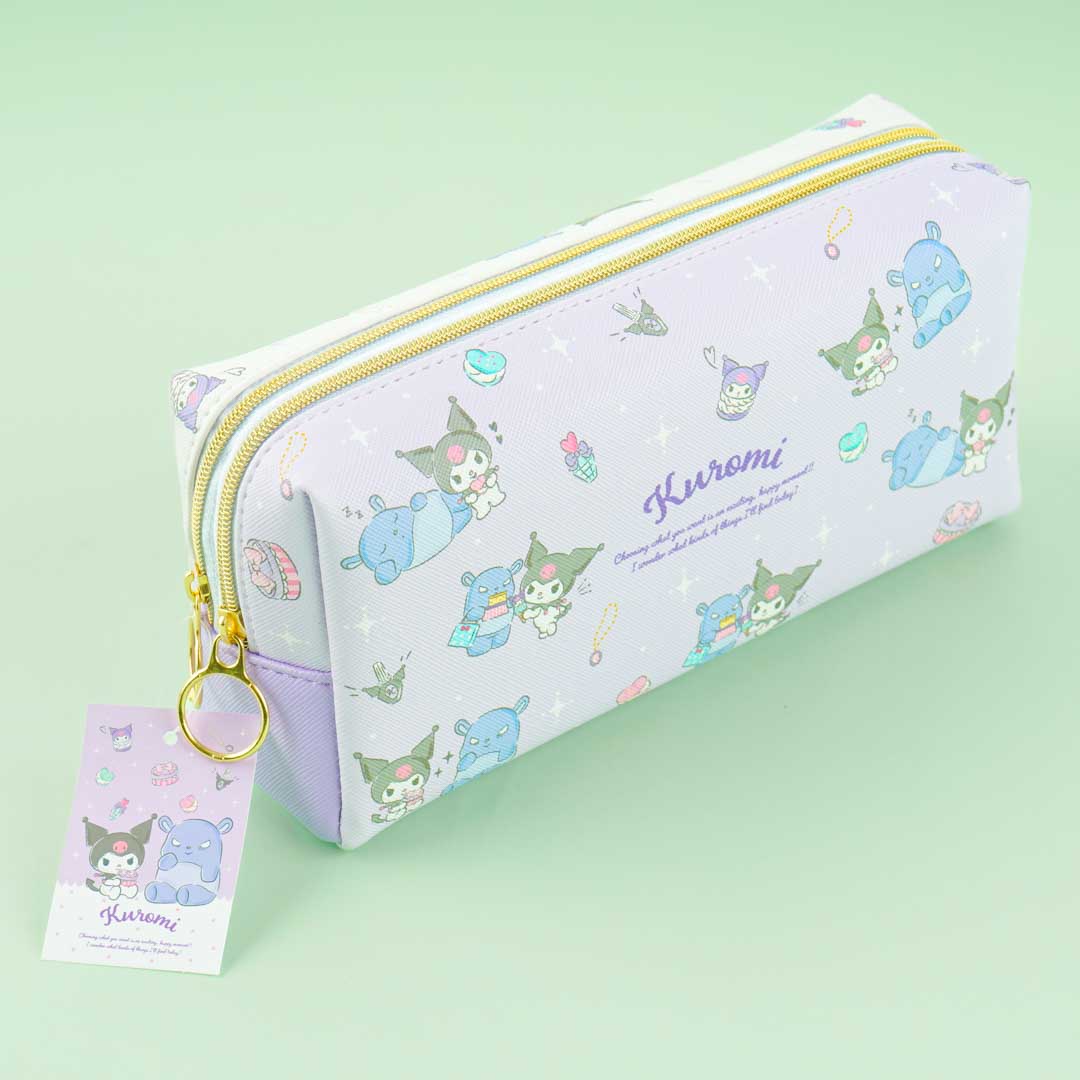 Kuromi & Baku Shopping Time Double Layer Pen Case