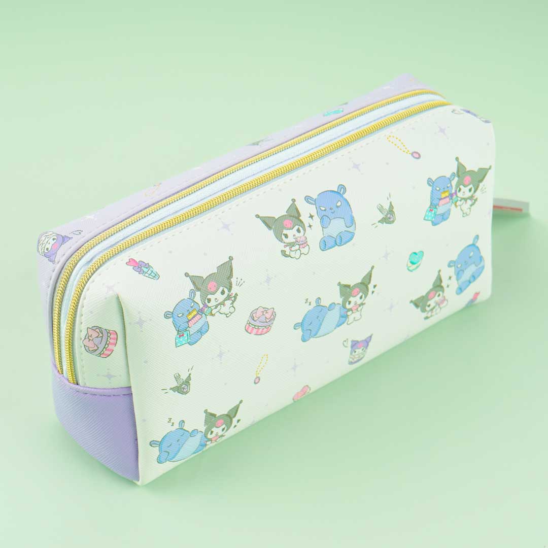 Kuromi & Baku Shopping Time Double Layer Pen Case