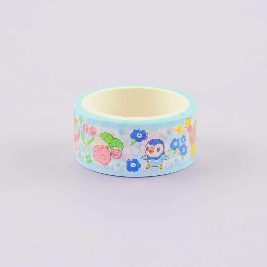 Pokemon Flower Washi Tape - Blue