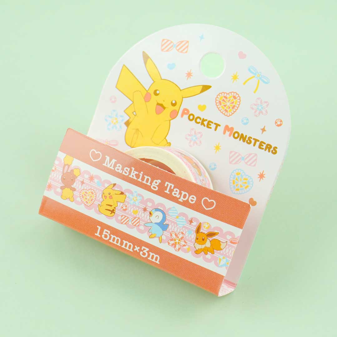 Pokemon Flower Washi Tape - Pink