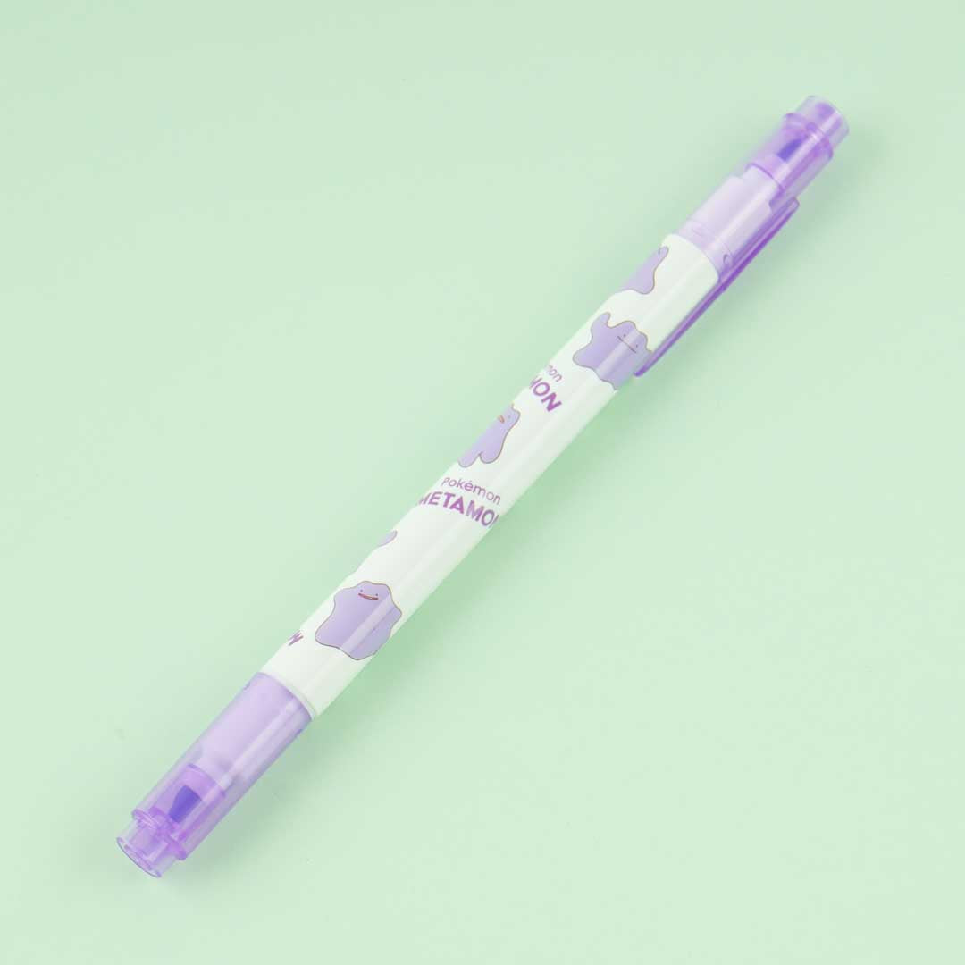 Pokemon Double-Sided Highlighter - Ditto / Purple
