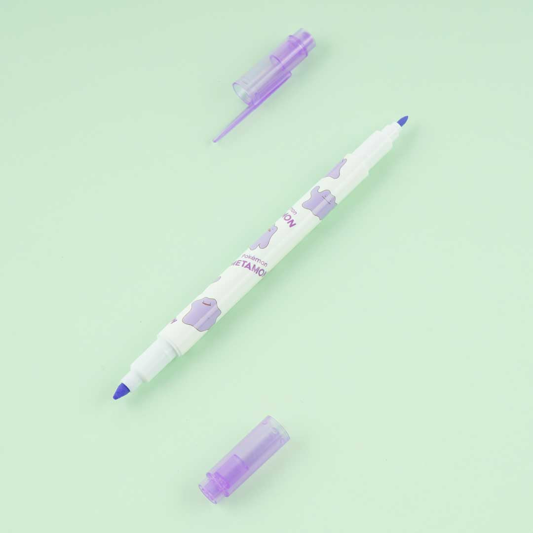 Pokemon Double-Sided Highlighter - Ditto / Purple