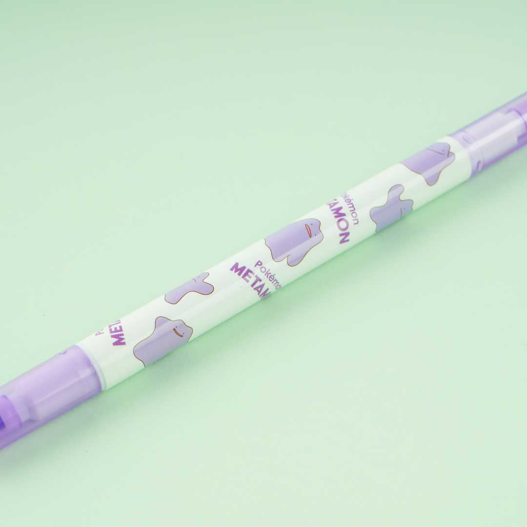 Pokemon Double-Sided Highlighter - Ditto / Purple