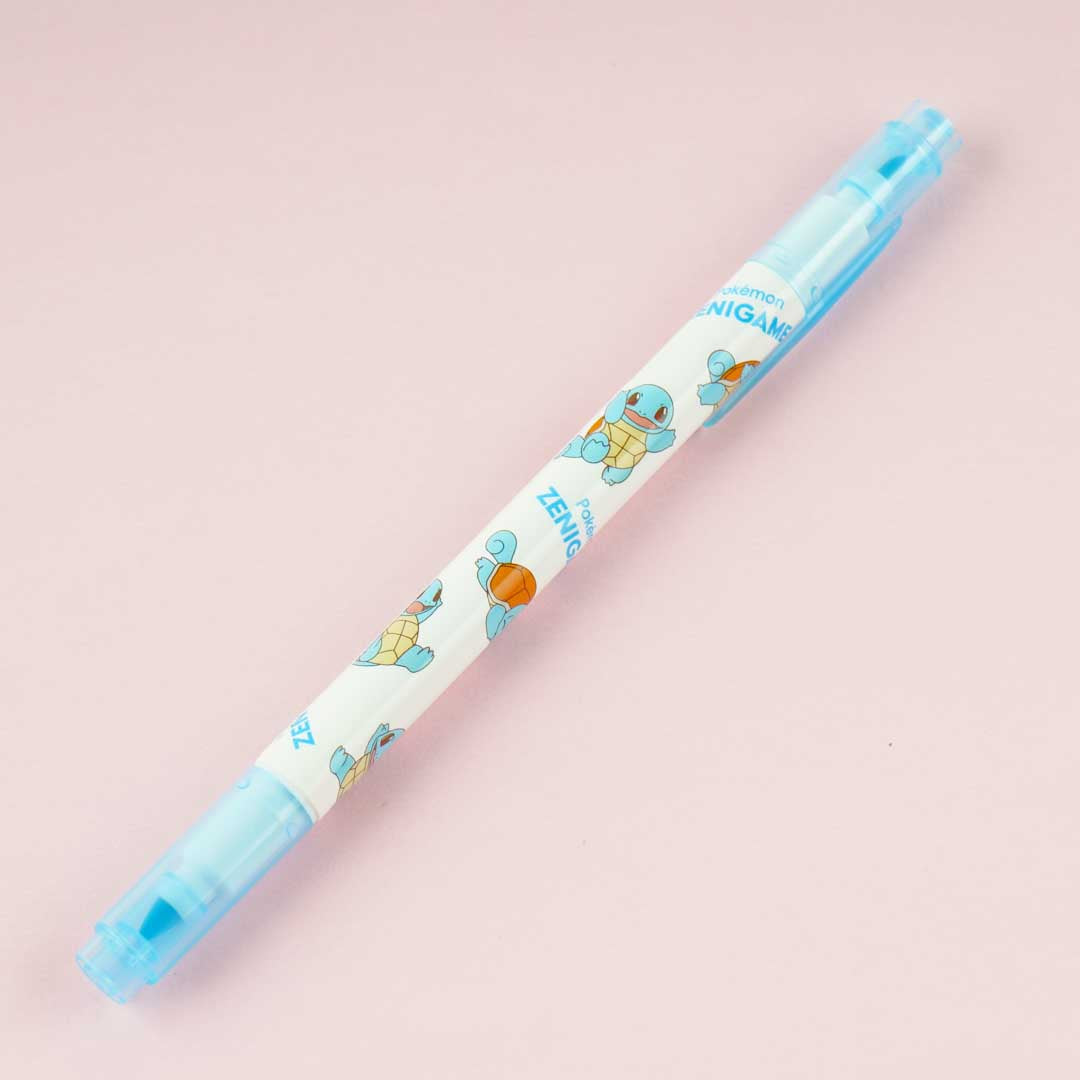 Pokemon Double-Sided Highlighter - Squirtle / Blue