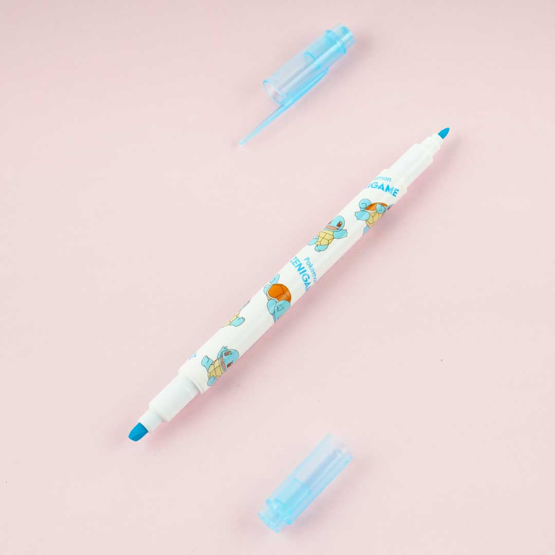 Pokemon Double-Sided Highlighter - Squirtle / Blue