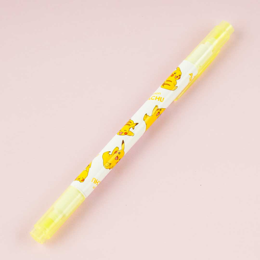 Pokemon Double-Sided Highlighter - Pikachu / Yellow
