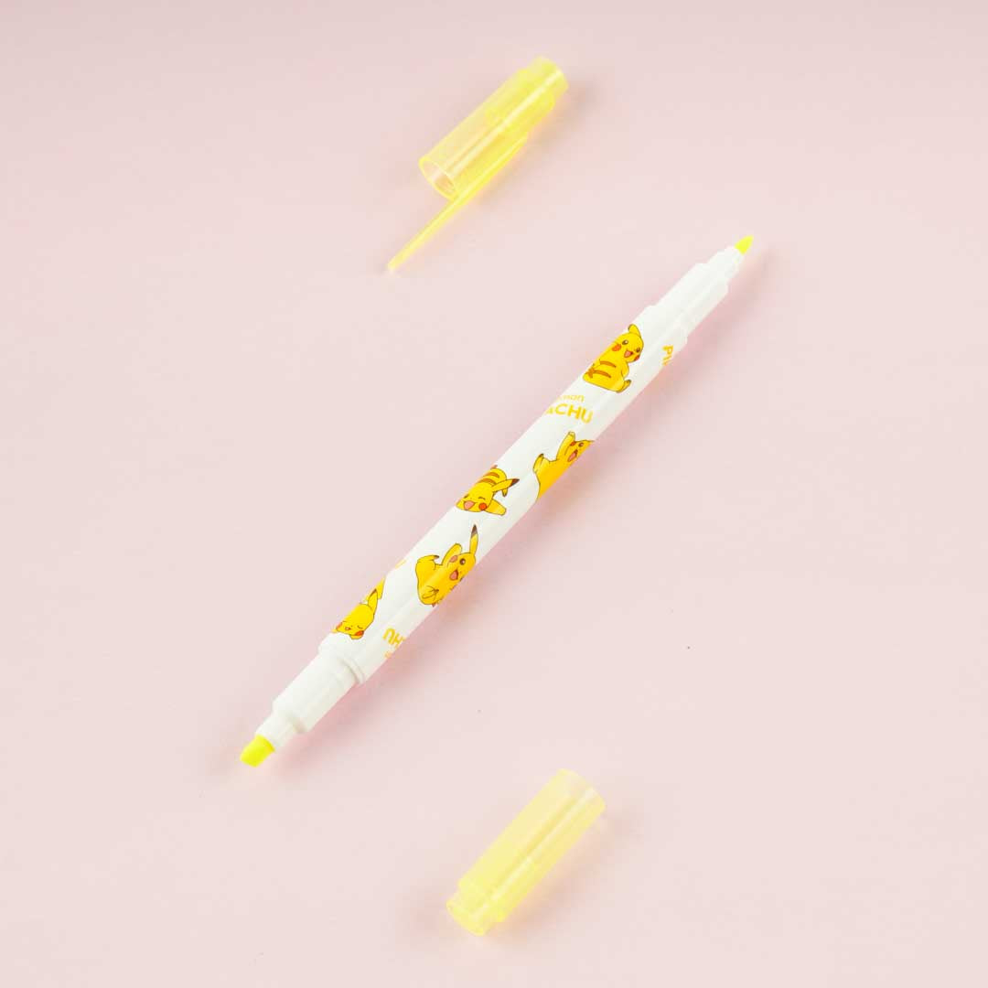 Pokemon Double-Sided Highlighter - Pikachu / Yellow
