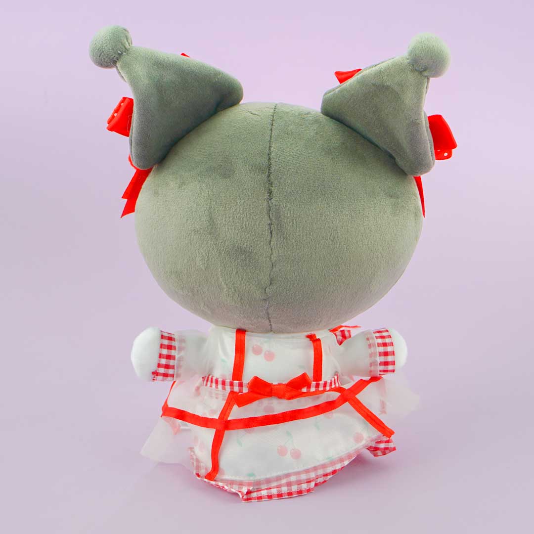Kuromi White Cherry Dress Plushie - Mini