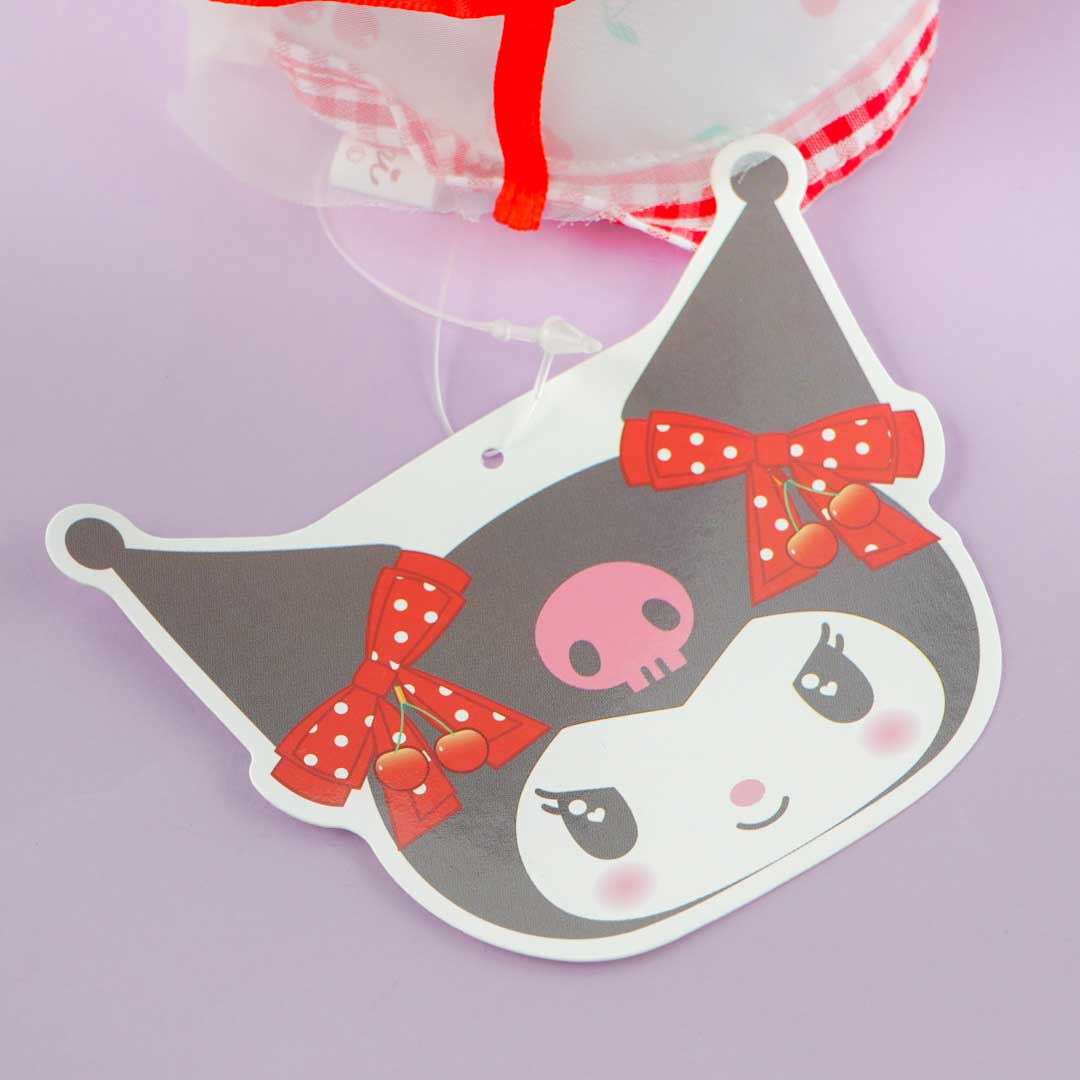 Kuromi White Cherry Dress Plushie - Mini