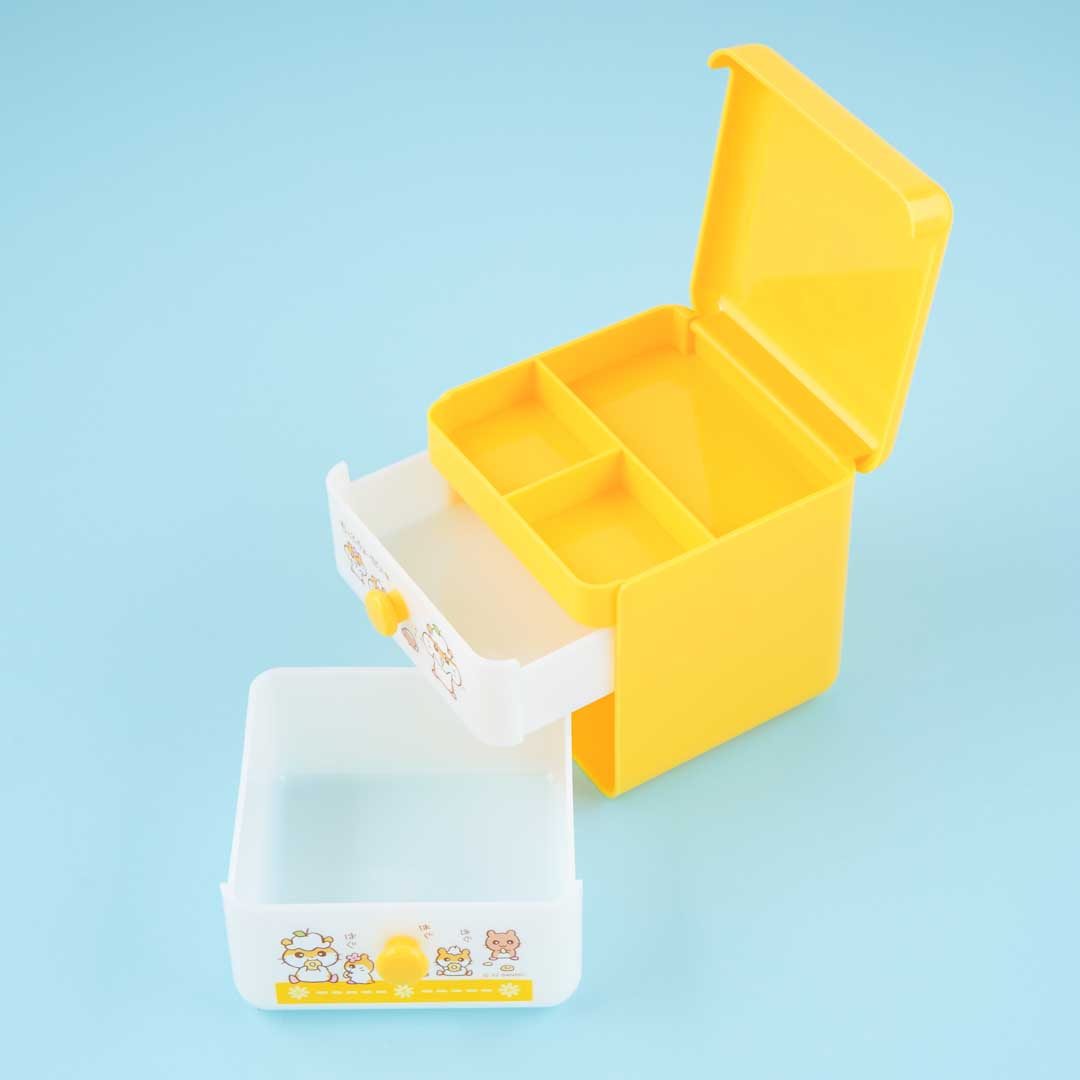 Corocorokuririn 2-Tier Yellow Drawer Chest