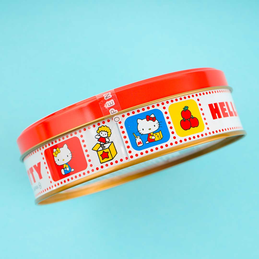 Hello Kitty Round Chocolate Tin Can