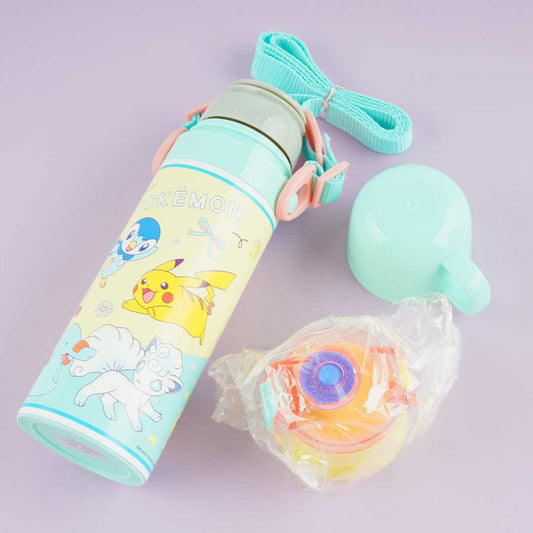 Pokemon Fun Stainless Steel Bottle - Two-Way Lid