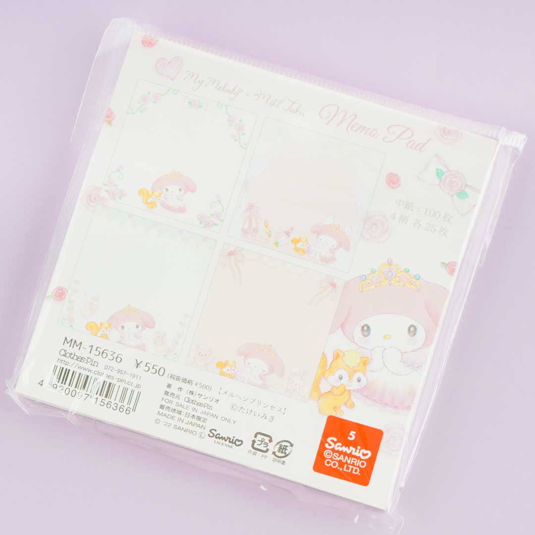 My Melody x Miki Takei Memo Pad