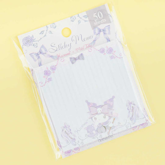 Kuromi x Miki Takei Sticky Notes
