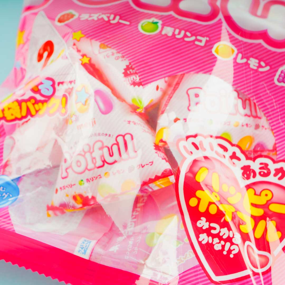 Meiji Poifull Mix Fruit Gummy Candy Multi-Pack - 9 pcs