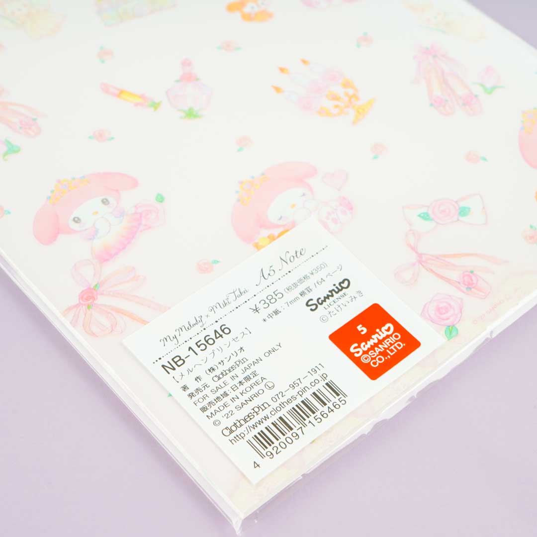 My Melody x Miki Takei A5 Notebook