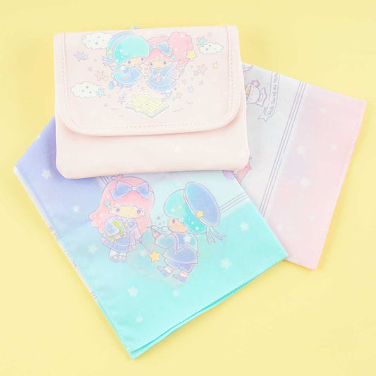 Little Twin Stars Favorite Things Handkerchief & Pouch Set
