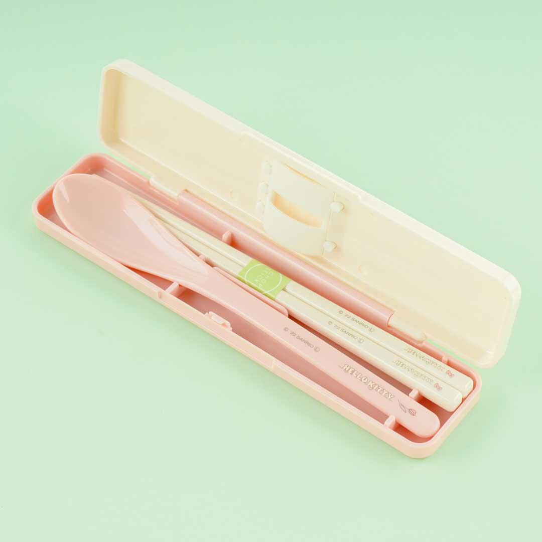 Hello Kitty With Friends Chopsticks & Spoon Set