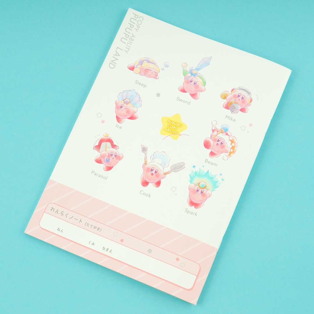 Kirby’s Dream Land Vertical Writing A5 Notebook