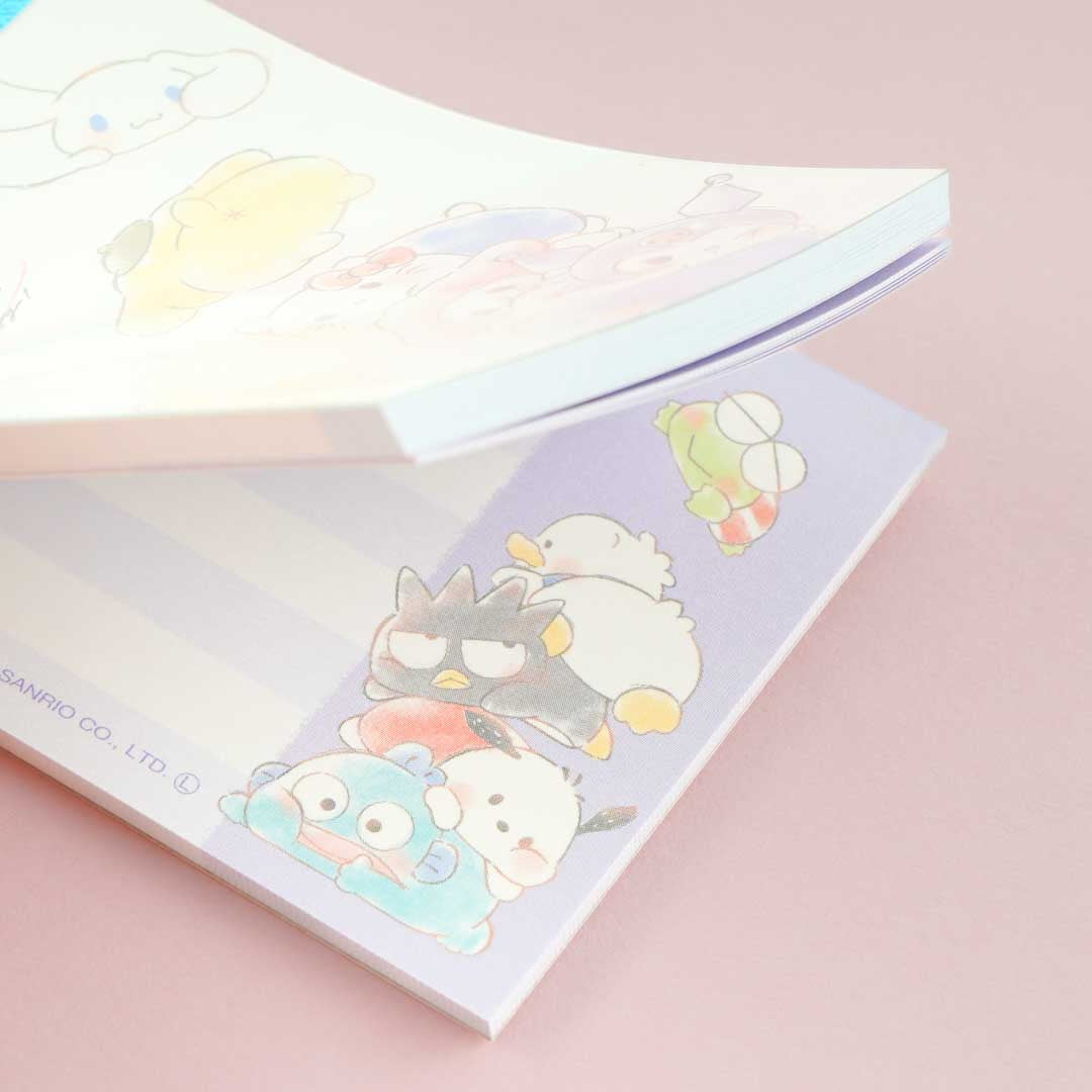 Sanrio Characters Round & Squidgy Memo Pad