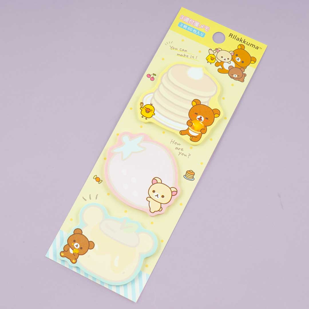 Rilakkuma & Friends Pancake Stack Sticky Notes Set